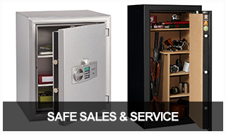 Image of 2 large floor safes